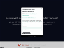 Tablet Screenshot of 303velocity.com